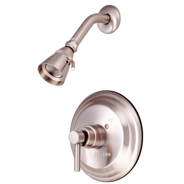 Shower Faucet, 2, Wall Mount, Brushed Nickel